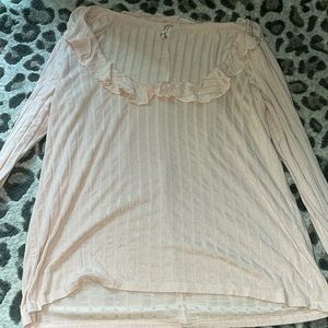 Long Sleeve Off the shoulder Free people Shirt